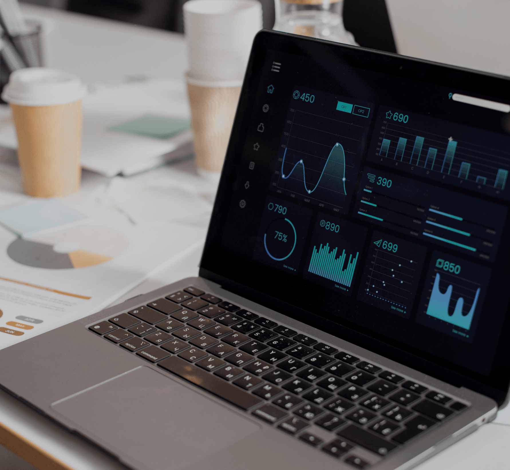 Dashboard and data visualizations - scale across counties